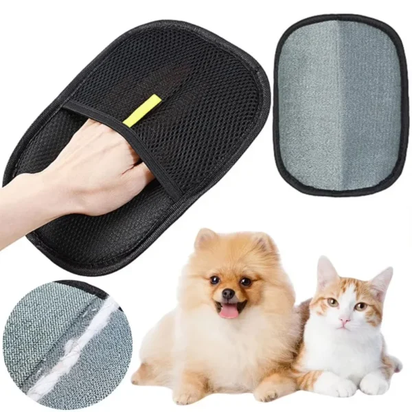Reusable Pet Hair Remover & Grooming Glove