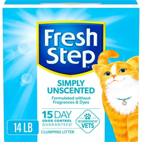Unscented Clumping Cat Litter – 14LB Multi-Cat Formula