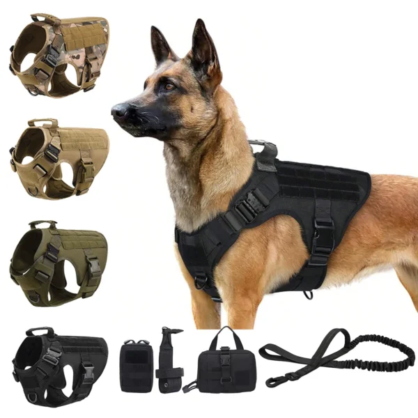 Tactical Dog Harness Collar