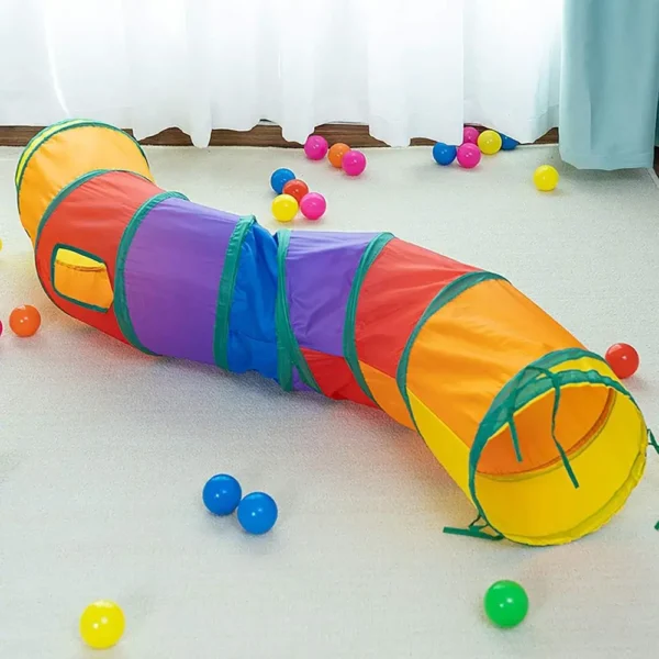 Indoor Interactive Crinkle Cat Tunnel.