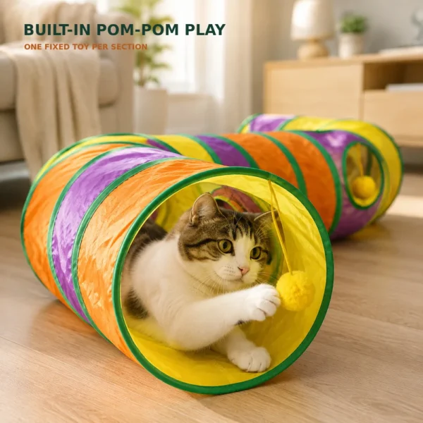 Extra Long Cat Tunnel Maze